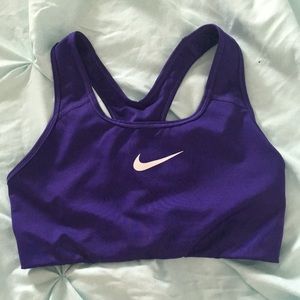 Nike purple sports bra